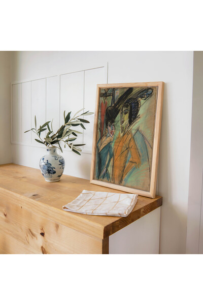 Pegziz Ernst Ludwig Kirchner Slika "Dve ulične žene" | Ekspresionistička figu...