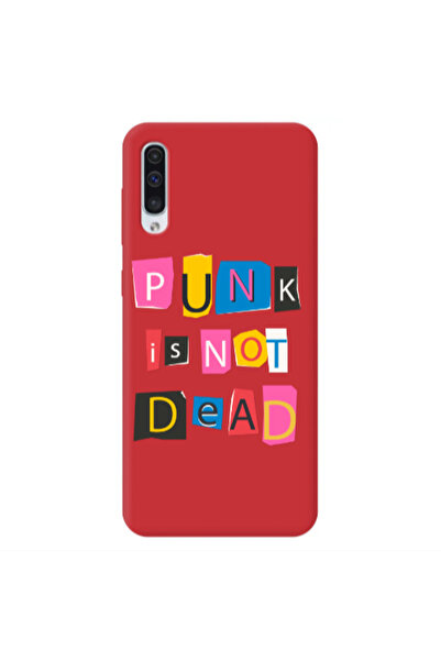 Other Samsung A50 Punk is not Dead Red Colored Silicone TPU Θήκη