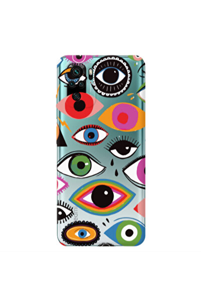 Other Xiaomi Redmi Note 10S Colorful eyes Transparent Silicone TPU Θήκη