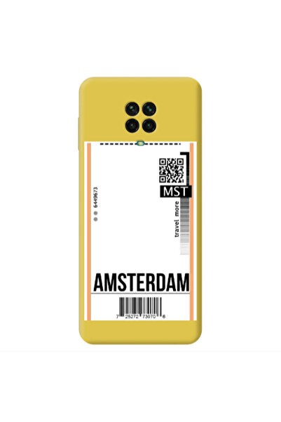 Other Xiaomi Redmi Note 9 Pro Amsterdam Travel More Yellow Colored Silicone T...