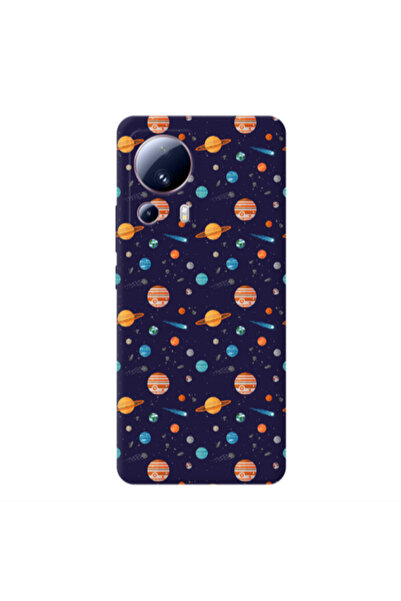 Other Xiaomi Mi 13 Lite Planets Transparent Silicone TPU Θήκη