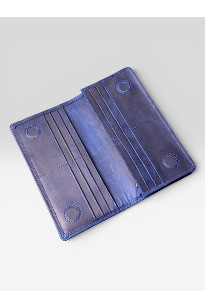 CRASSULA PREMIUM LEATHER Genuine Leather Portfolio Wallet with Phone Compartment