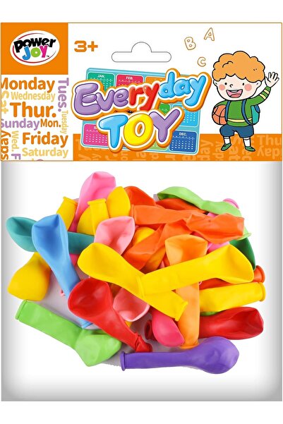 Power Joy Everyday Toy Balloon Set 40 Pcs Pp Bag