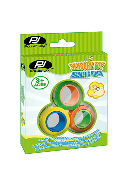Power Joy Fidget Toy Magnetic Rings 3 Pieces