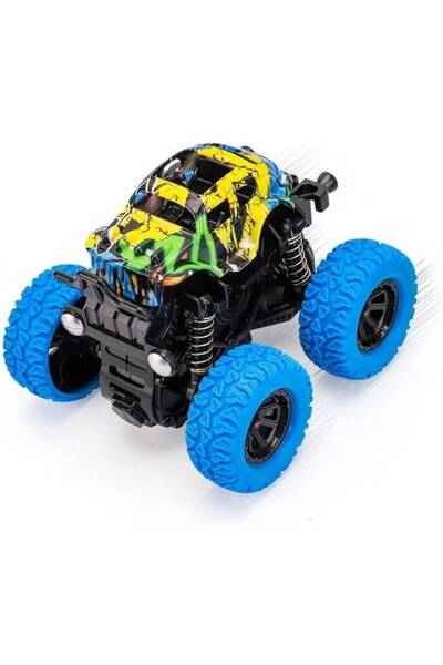 D-Power Friction Stunt Monster Truck | Blue, Inertia Drive, 3+