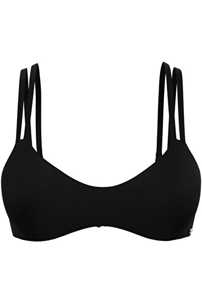Calvin Klein Kadın Balconette Siyah Bralette Bikini Üstü