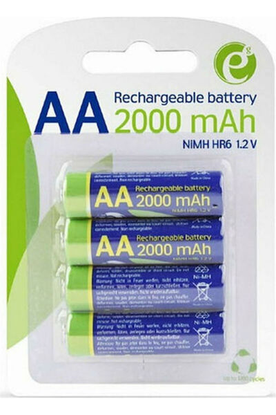 Energenie Επαναφορτιζόμενη Μπαταρία AA Ni-MH 2000mAh 1.2V 4 τεμάχια
