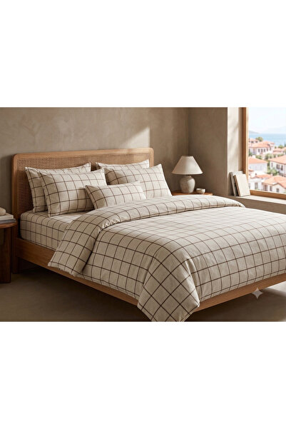 KAAN PREMIUM Double Zippered Patterned Quilt Cover Duvet Cover Dense Woven Fa...