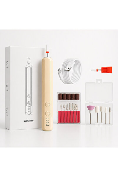 Marquise Pila Electrica Profesionala pentru Unghii 6 in 1 – Reincarcabila USB...