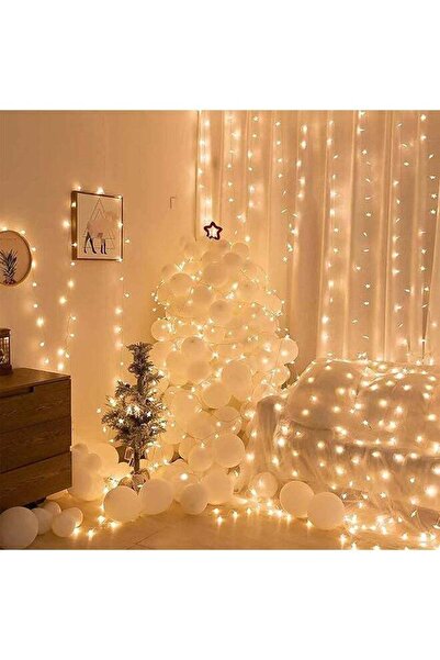Arabest Curtain Decorative String Lights Twinkle 3m×3m 300 leds USB Powered 8...