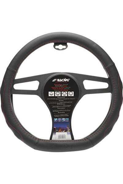 Simoni Racing Κάλυμμα τιμονιού αυτοκινήτου για διάμετρο 37-39 εκ., από δερματ...