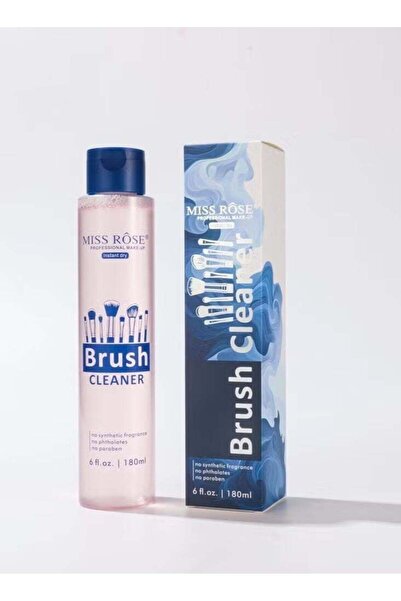 MISS ROSE Makeup Up Brush Cleaner Solution 180ml Clear