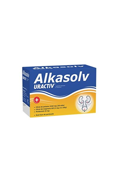 Terapia Uractiv Alkasolv, 30 plicuri,