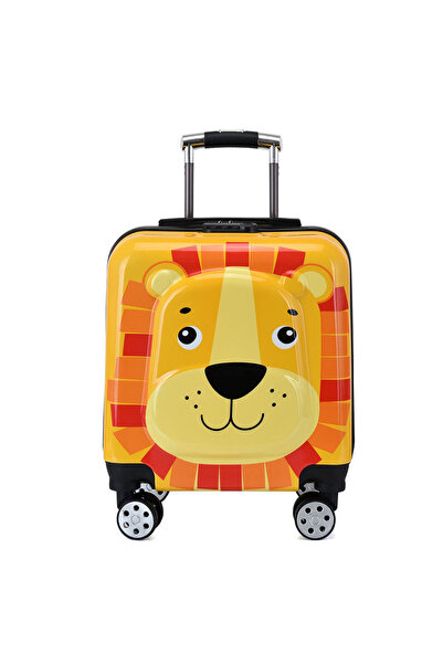 HI-FINE 18 Inch Kids Rolling Suitcase 3D Cartoon Lion PC+ABS Ultra Light 1.6k...