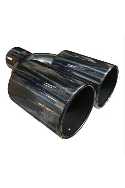 Ness CUPRA LOGOLU 100 MM TİTANYUM ÇİFTLİ EGZOZ UCU