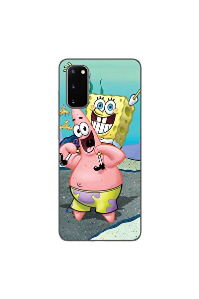 OEM Husa compatibila cu Samsung Galaxy S20 Silicon Gel Tpu Model Spongebob
