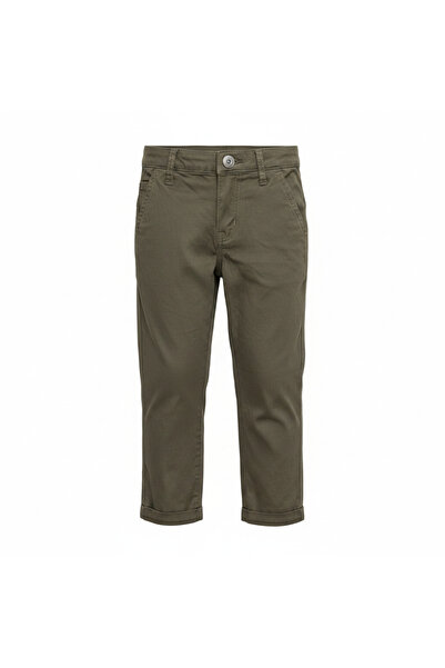 Heritage Kids Kids Olive Green Cotton Twill Chino Pants