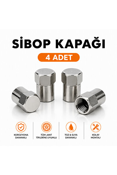 OEM PLASTİK SİBOP KAPAĞI 4'LÜ PAKET