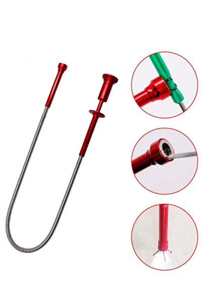 VIKTEC Parça Yakalama - Led Işıklı - Mıknatıslı - 4 Kollu Makinist Parmağı
