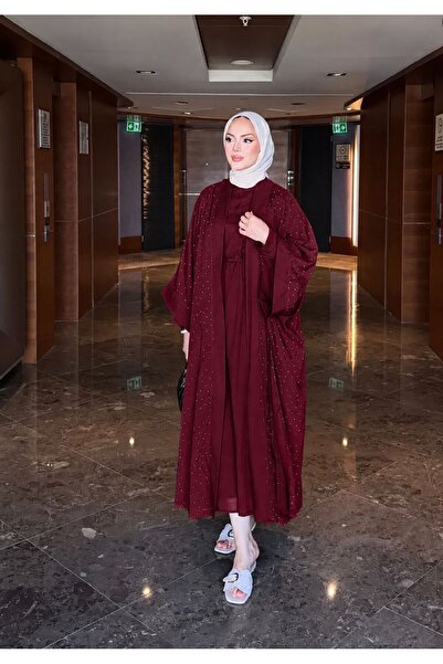 Rose Design Boutique LİFAR PREMİUM MODEL TAŞLI ABAYA
