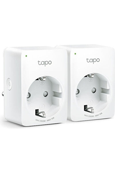 TP-LINK v1 Έξυπνη Μονή Πρίζα με Διακόπτη 2 Τεμάχια Κωδικός: Tapo P100