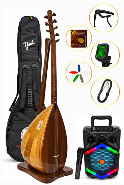 YANKI YB-40DPA Profesyonel Dut Bağlama Seti Şarjlı Bluetooth Amfili Sahne ve ...