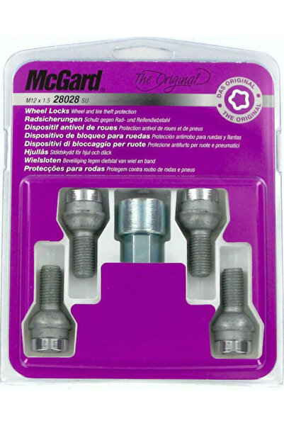 Lampa Βίδες Ασφαλείας Σφαιρικοί M12x1.5mm 4 τεμάχια Κωδικός: MG28028SU