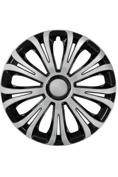 Other Caravelshop Σετ Τάσια Αυτοκινήτου Avera 14 " 4 τεμάχια Ασημί Κωδικός: L...