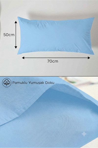 embays collection 50x70cm Ranforce Premium Yastık Kılıfı, Ekonomik Kapaklı , Kapaklı Yastık Kılıfı