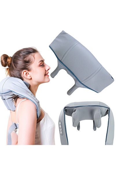 Ayawaska Aparat de masaj cervical wireless cu incalzire, pentru gat, umeri si...
