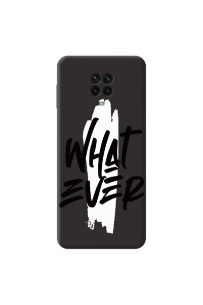 Other Xiaomi Redmi Note 9 Pro What Ever Black Colored Silicone TPU Θήκη