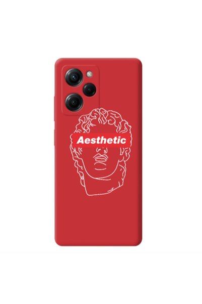 Other Xiaomi Poco X5 Pro Aesthetic Red Colored Silicone TPU Θήκη