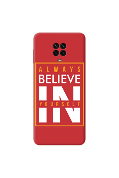 Other Xiaomi Redmi Note 9 Pro Always Belive Red Colored Silicone TPU Θήκη