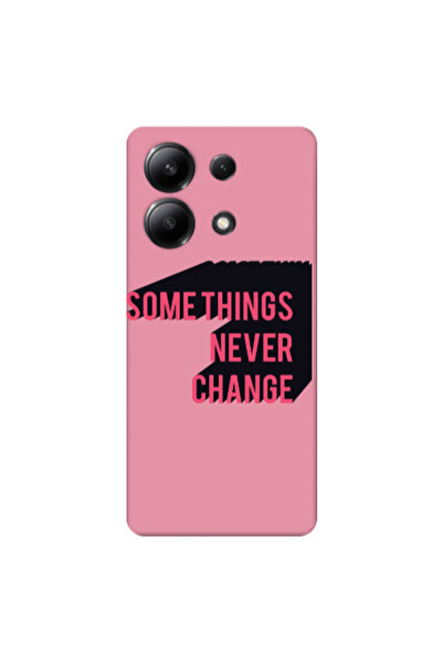 Other Xiaomi Redmi Note 13 4G Somethings Never Change Pink Colored Silicone T...