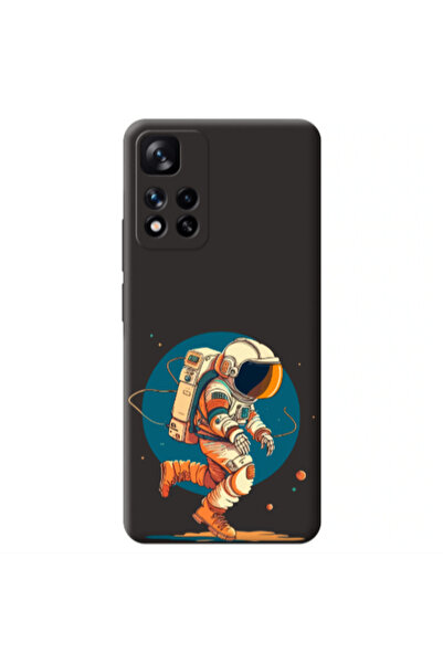Other Xiaomi Redmi Note 11 Pro 5G Run Space Black Colored Silicone TPU Θήκη