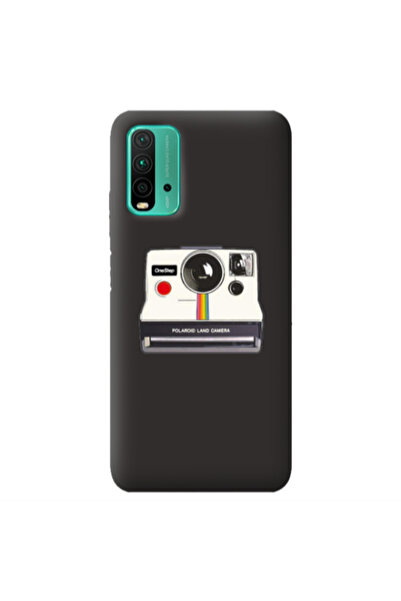 Other Xiaomi Poco M3 Polaroid land camera Black Colored Silicone TPU Θήκη