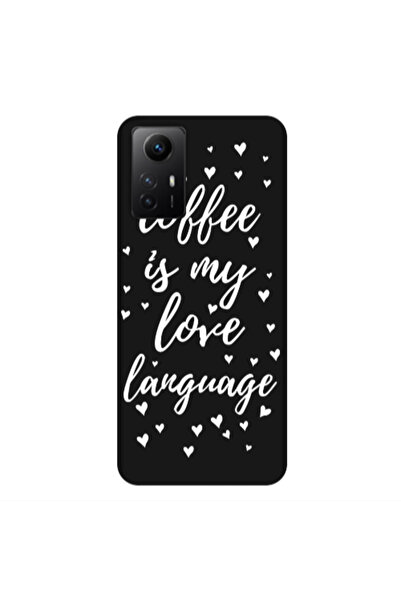 Other Xiaomi Redmi Note 12s Coffe is my love language Black Colored Silicone ...
