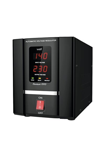 OEM Σταθεροποιητής τάσης με σερβοκινητήρα Well Constant 1000VA 600W