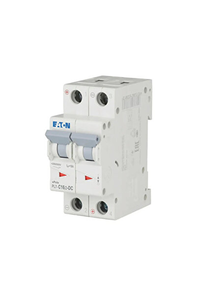 OEM Eaton 2P 16A miniature circuit breaker, C curve