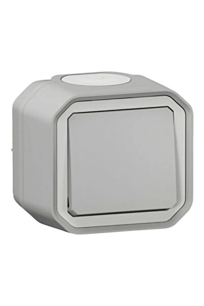 OEM Legrand Plexo IP55 γκρι μονός διακόπτης, επιφανειακής τοποθέτησης