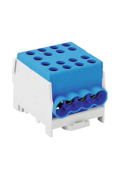 OEM Bloc distribuitor Elvon monofazat 125A albastru