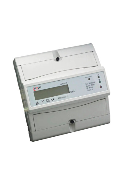 OEM Contor electric digital trifazat Elvon 10(100)A 3X230/400V, 7 module, pen...