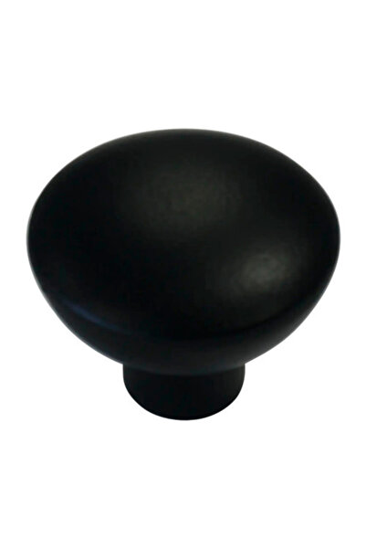 OEM Buton pentru mobilă Ø33mm, metal zamac negru