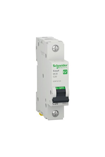 OEM Изключвател електрически модулен Schneider Easy9 1P 20A 4,5kA, извивка C