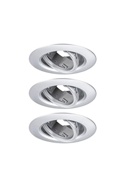 OEM Spot încastrat Paulmann GU10 10W Ø90 mm mobil, crom, pachet 3 bucăți