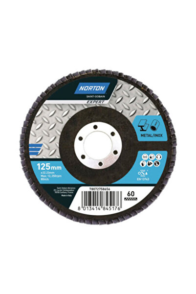 OEM Norton Expert ламелен диск за шлайфане Ø125x22.23, зърненост 60