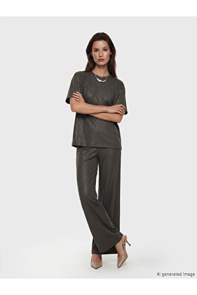 LC Waikiki Ozmarka New Season Shiny-Looking Women's Sweatpants