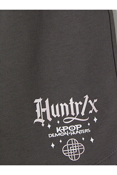 LC Waikiki K-Pop Demon Hunters Printed Girls' Shorts