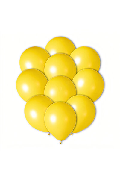 MP Mirific Party Set de 25 baloane din latex, galbene, 25 cm