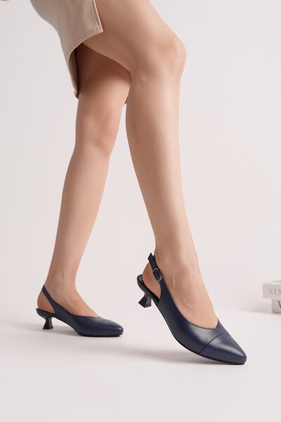 Diego Carlotti Genuine Leather Women's Daily Comfortable Classic Heeled Shoes...
